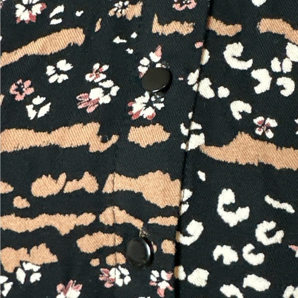 Kaffe KAerina loose fitting button down blouse 3/4 length sleeves 100% viscose - Picture 9 of 13